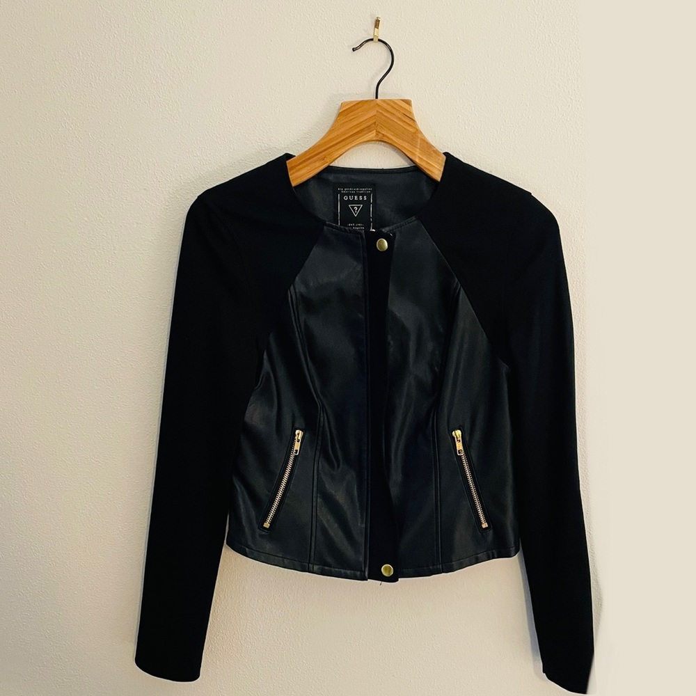 Vegan Leather Jacket by Guess